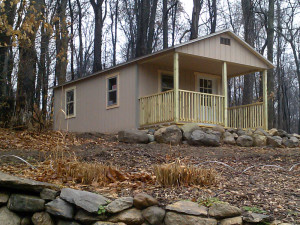 Custom mini off grid cabin by Martin's Mini Barns Northern Indiana