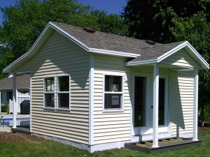 Custom Pool House built by Martin's Mini Barns South Bend Indiana